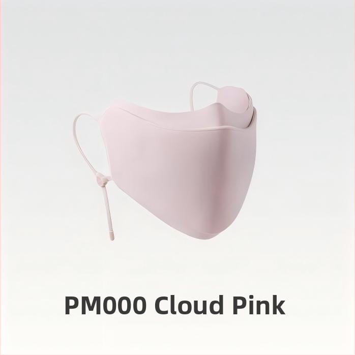 Maska ar dalītu konstrukciju, vēju izturīga un silta, no poliestera šķiedrām, ar ausu cilpiņu, ziema, universāla