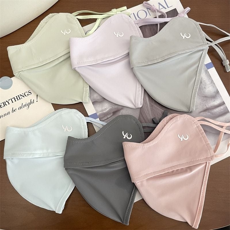 Vasaras saules aizsardzības sejas maska ar 5D trīs-dimensiju ribas atbalstu, neilons, uz auss siksniņa, universāla