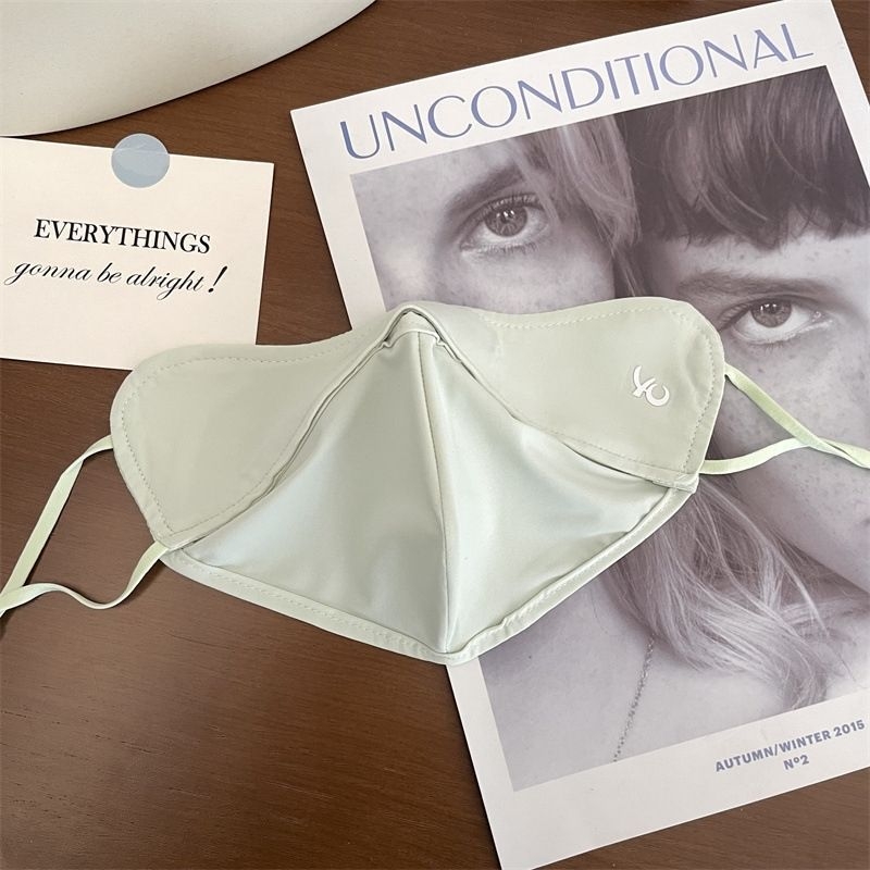 Vasaras saules aizsardzības sejas maska ar 5D trīs-dimensiju ribas atbalstu, neilons, uz auss siksniņa, universāla