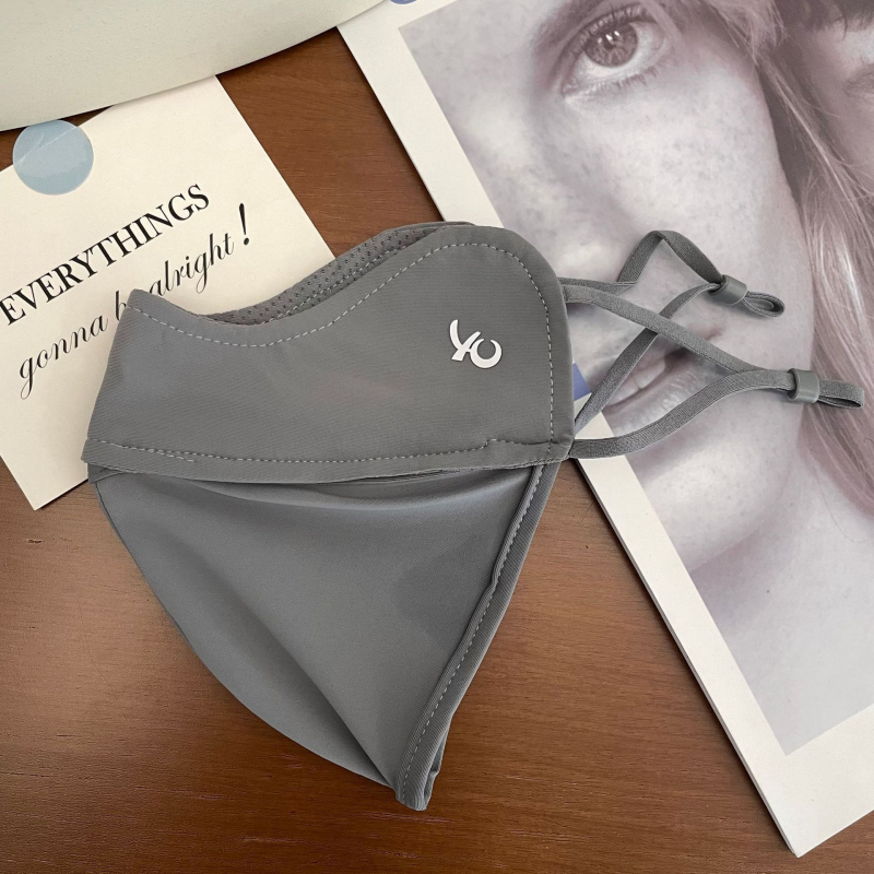 Vasaras saules aizsardzības sejas maska ar 5D trīs-dimensiju ribas atbalstu, neilons, uz auss siksniņa, universāla