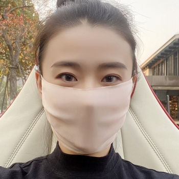 Μάσκα από Mulberry Silk για προστασία από τον ήλιο – διπλό στρώμα, αναπνέουσα, με λουρί στα αυτιά, για γυναίκες