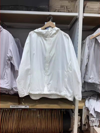 Sieviešu UV aizsardzības kapucēta jaka, viegla, garas piedurknes, rāvējslēdzējs, UPF50+, poliester-nailona maisījums, 3D raksts, vasara 2024