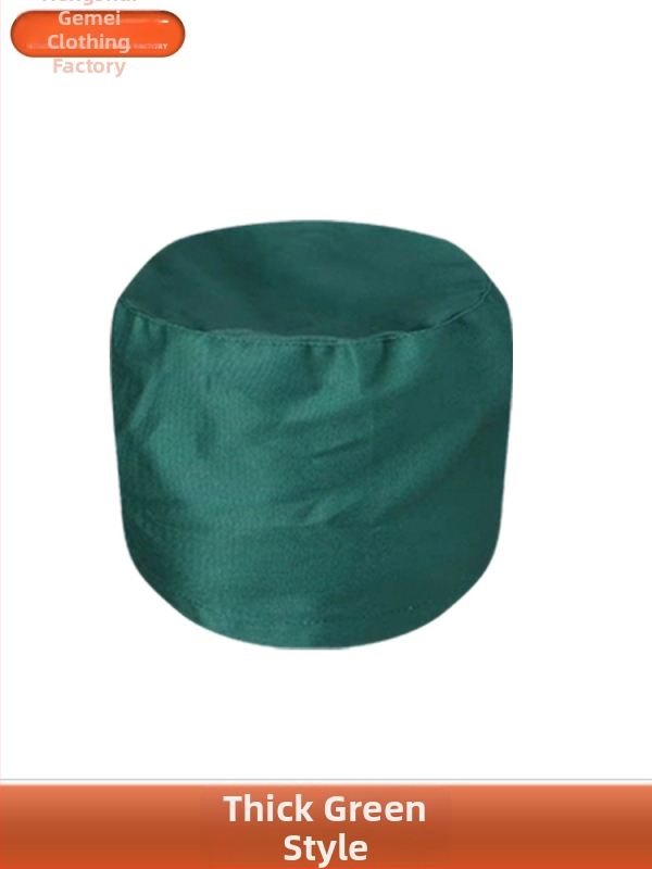 Medicīniskā cepure unisex, piemērota ārsti un māsu, kupolveida krona, īss malas, kokvilnas adīta audums, tie-dye apdare