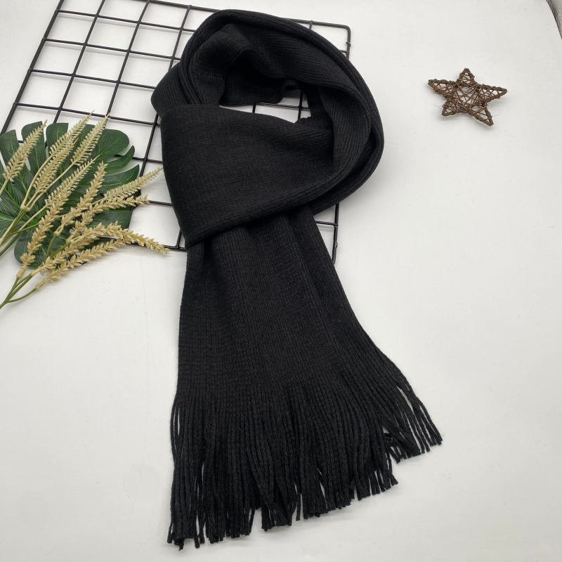 Шал от акрил, warp-knitted, зимен и топъл, прахоустойчив, 100% акрил