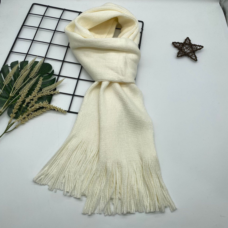 Шал от акрил, warp-knitted, зимен и топъл, прахоустойчив, 100% акрил