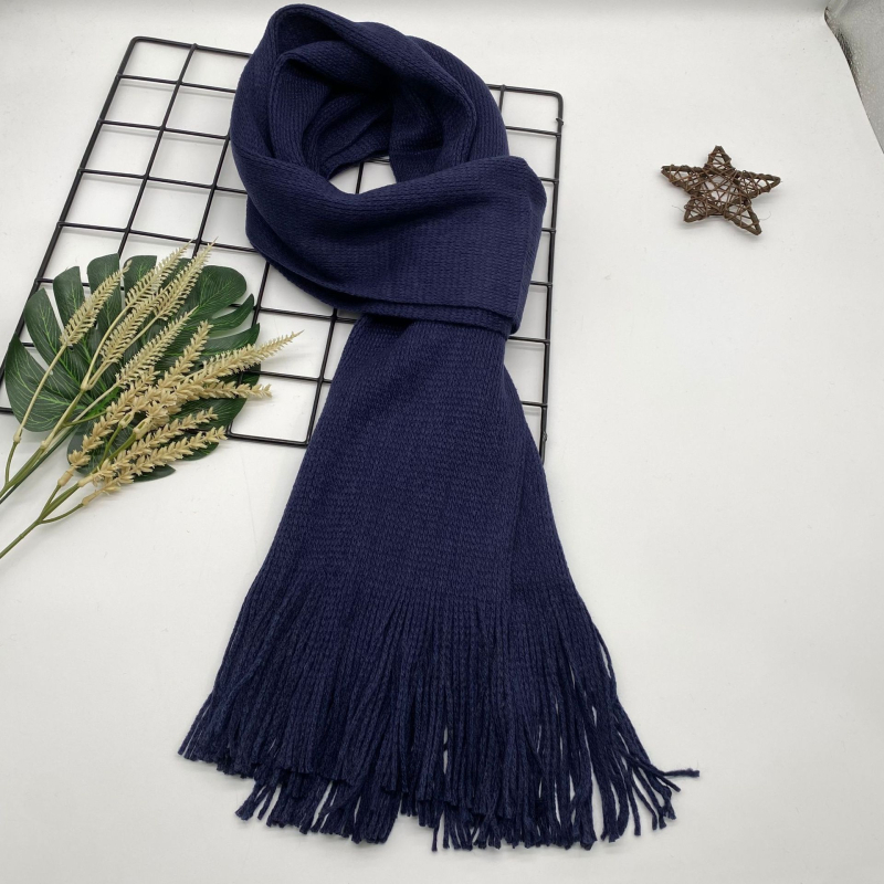 Шал от акрил, warp-knitted, зимен и топъл, прахоустойчив, 100% акрил