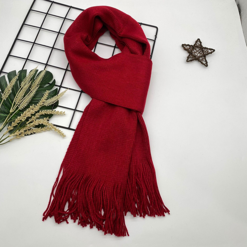 Шал от акрил, warp-knitted, зимен и топъл, прахоустойчив, 100% акрил