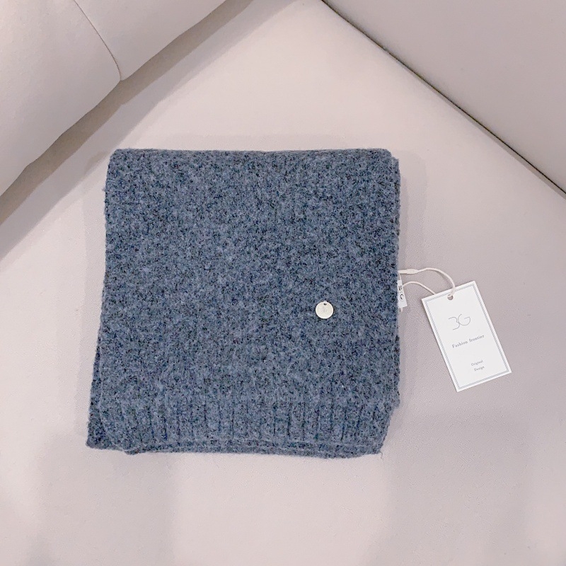 Šal od vunene smeše, dugačak kroj, warp pletenje, održava toplinu, zimski stil