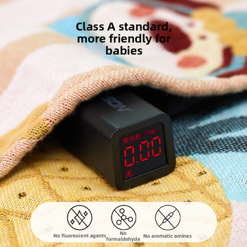 Arsof/alsof Prosop de față pentru copii, din bumbac pur, cu patru straturi, absorbant, uscare rapidă, jacquard, 50-80 g