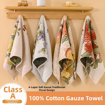 Prosop de față din bumbac 100% – țesătură Jacquard 40 pliuri, 100–120 g, pentru adulți și copii