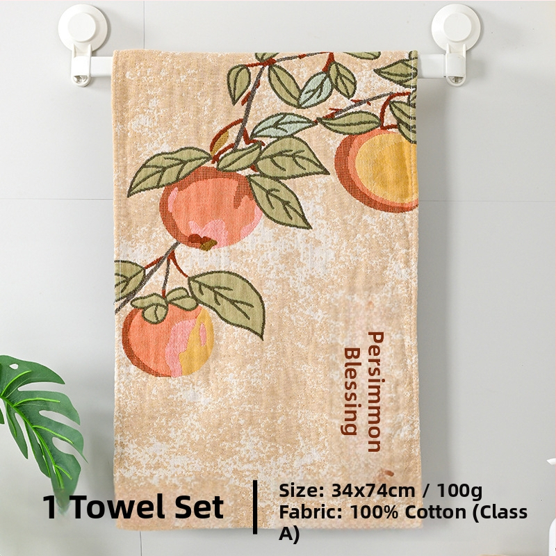 Prosop de față din bumbac 100% – țesătură Jacquard 40 pliuri, 100–120 g, pentru adulți și copii