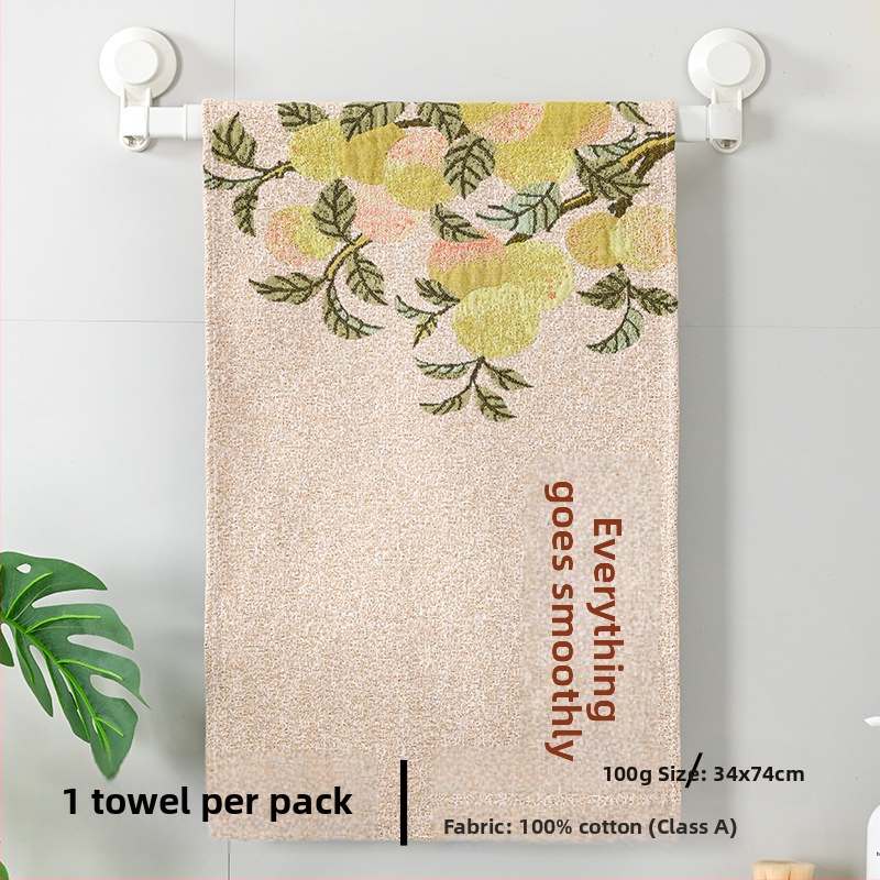 Prosop de față din bumbac 100% – țesătură Jacquard 40 pliuri, 100–120 g, pentru adulți și copii