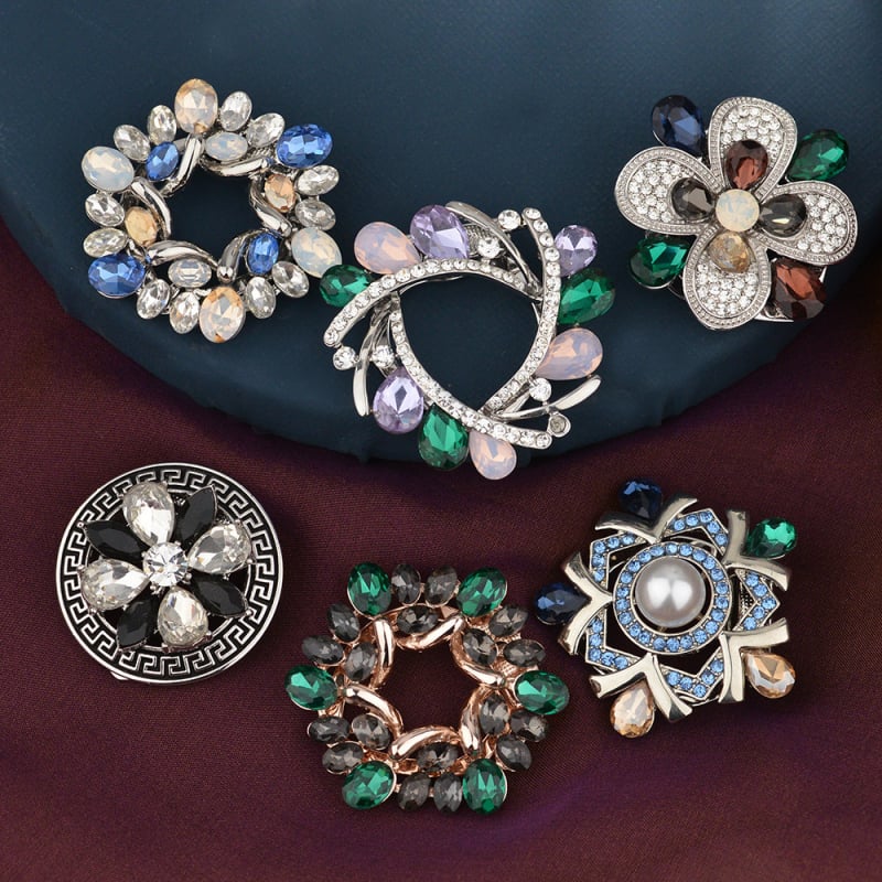 Limu – sakausējums, korejiešu stils, zieda forma, elektroplating pārklājums