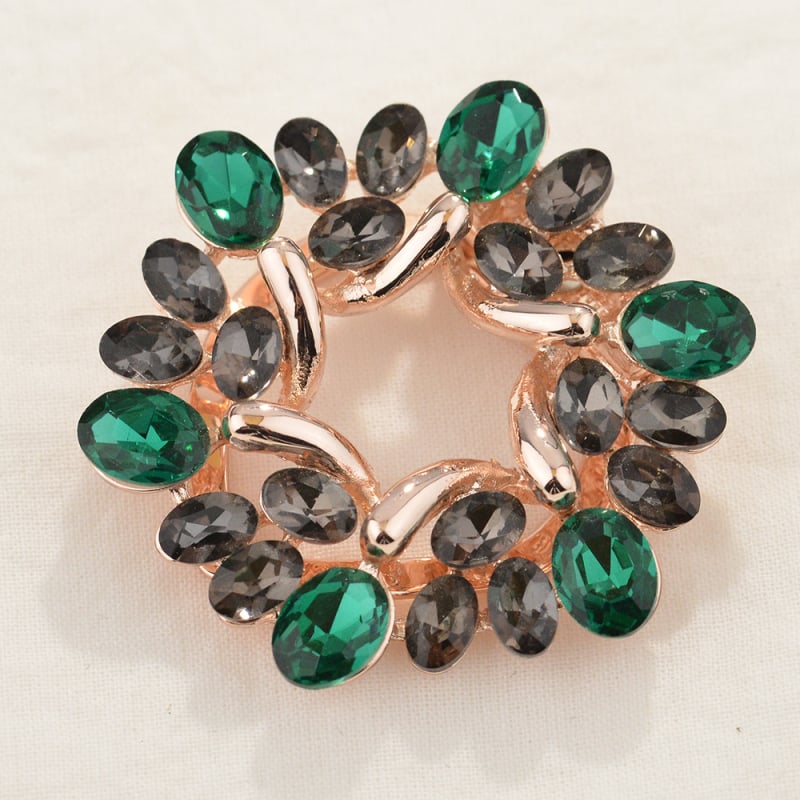 Limu – sakausējums, korejiešu stils, zieda forma, elektroplating pārklājums