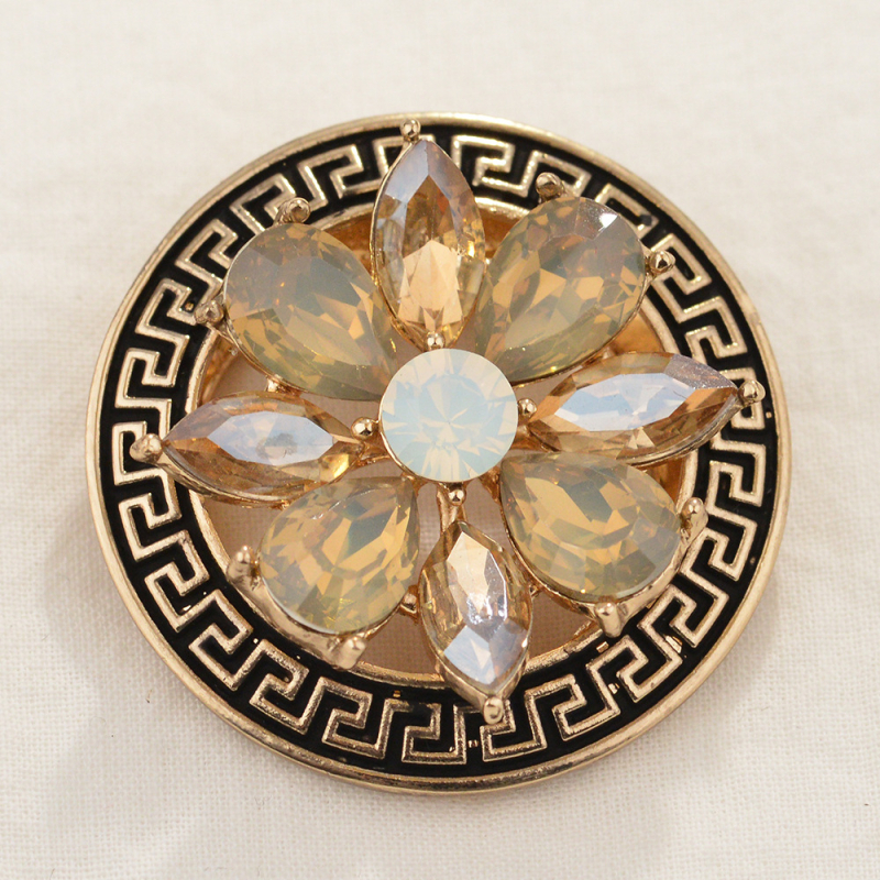 Limu – sakausējums, korejiešu stils, zieda forma, elektroplating pārklājums