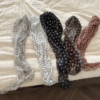 Otisnuti šal od svile, korejski stil (Ljeto; ravno tkanje; gaža; ispis; korejski stil)