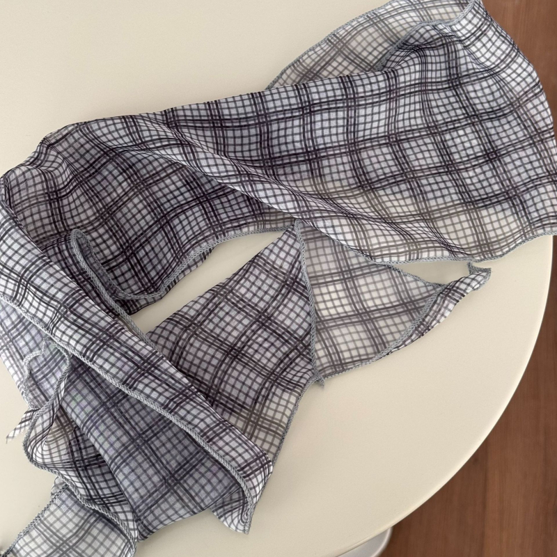 Otisnuti šal od svile, korejski stil (Ljeto; ravno tkanje; gaža; ispis; korejski stil)