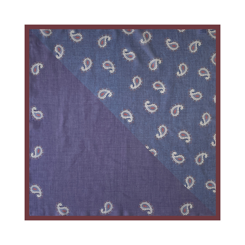 Damski šal od pamuka i svile, Plain pletena tkanina, mali kvadrat, ljeto — Su Silk (Tkanina: pamuk i svila; Pleteni: Plain; Oblik: mali kvadrat; Sezona: ljeto; Značka: Su Silk)