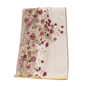 Prosop de față din bumbac 100% țesut gază, Arsof/elis, absorbant, fără scame, 80–100 g, 32 fire, jacquard