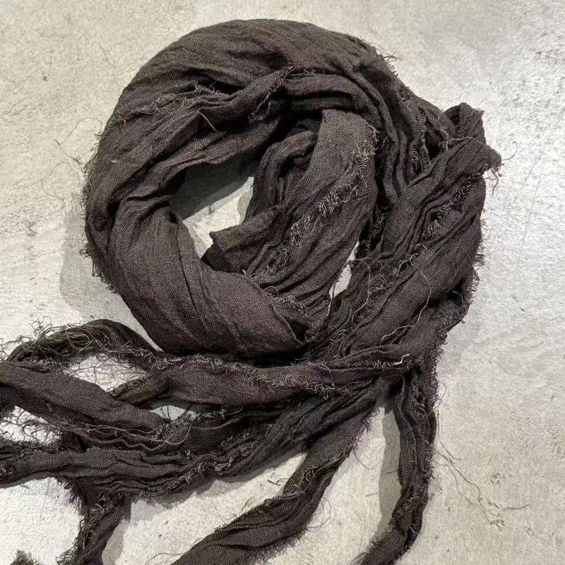 Sn233 Șal din in vopsit prin fir, cu curea — Multifuncțional, retro mix‑and‑match, pentru iarnă și toamnă, lansare toamnă 2025