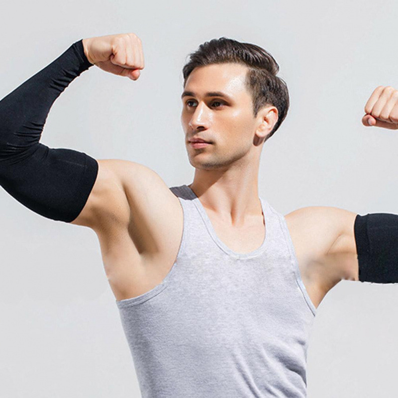 Νάιλον εξωτερικά μανίκια χεριών, unisex, μονόχρωμα, προστασία από τον ήλιο, για πεζοπορία, ποδηλασία και ψάρεμα