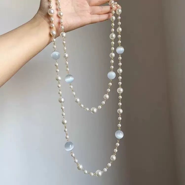 Boho nepravilan privjesak, višeslojni vintage etnički stil, lanac od legure, prilagodljiva duljina 21–50 cm