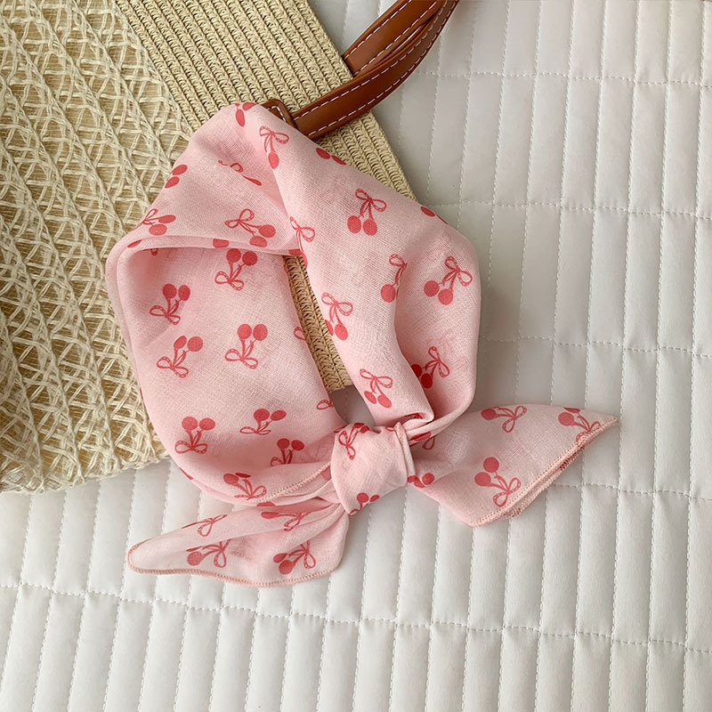 Pöttyös poliészter négyszögletes sál, warp-knit textúra, őszi viselésre, sokoldalú nyak-kiegészítő