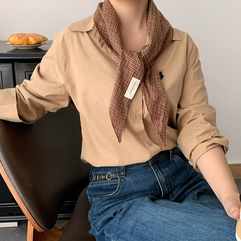 Hosszú női selyemsál - nyár, új selyemsatén, sima szövés, friss és édes stílus