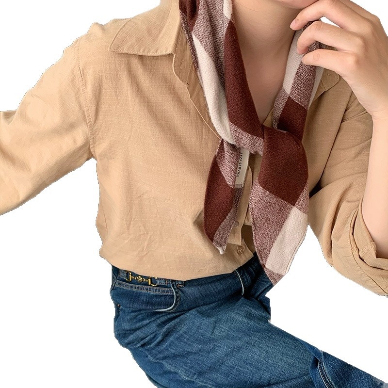 Hosszú női selyemsál - nyár, új selyemsatén, sima szövés, friss és édes stílus