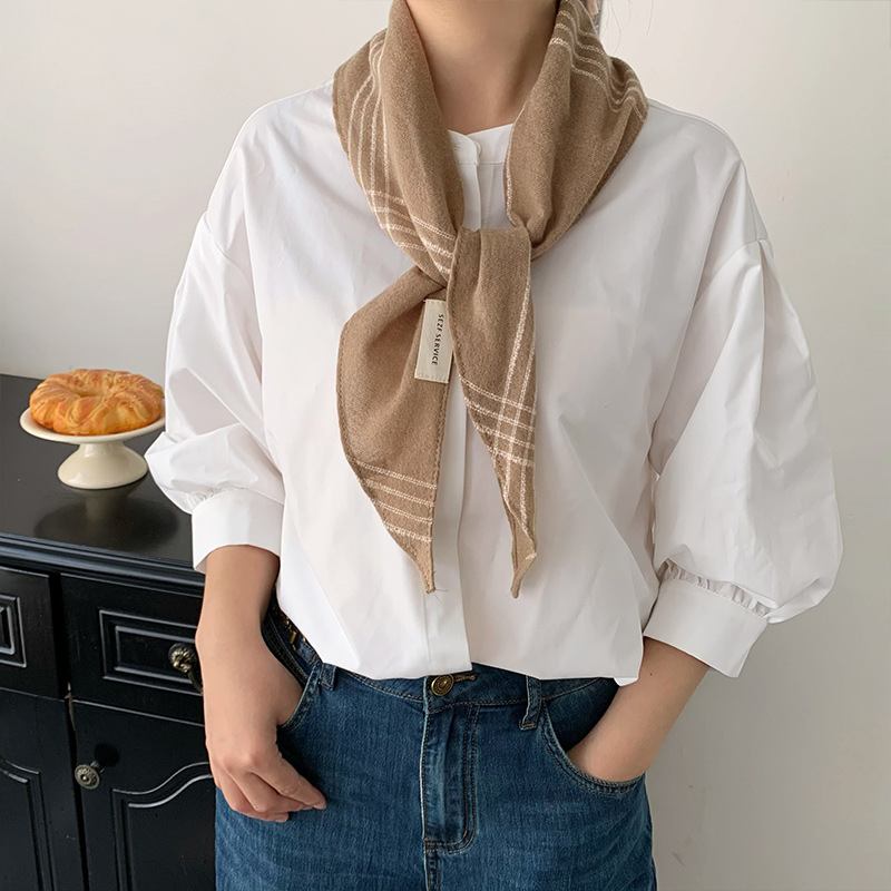 Hosszú női selyemsál - nyár, új selyemsatén, sima szövés, friss és édes stílus