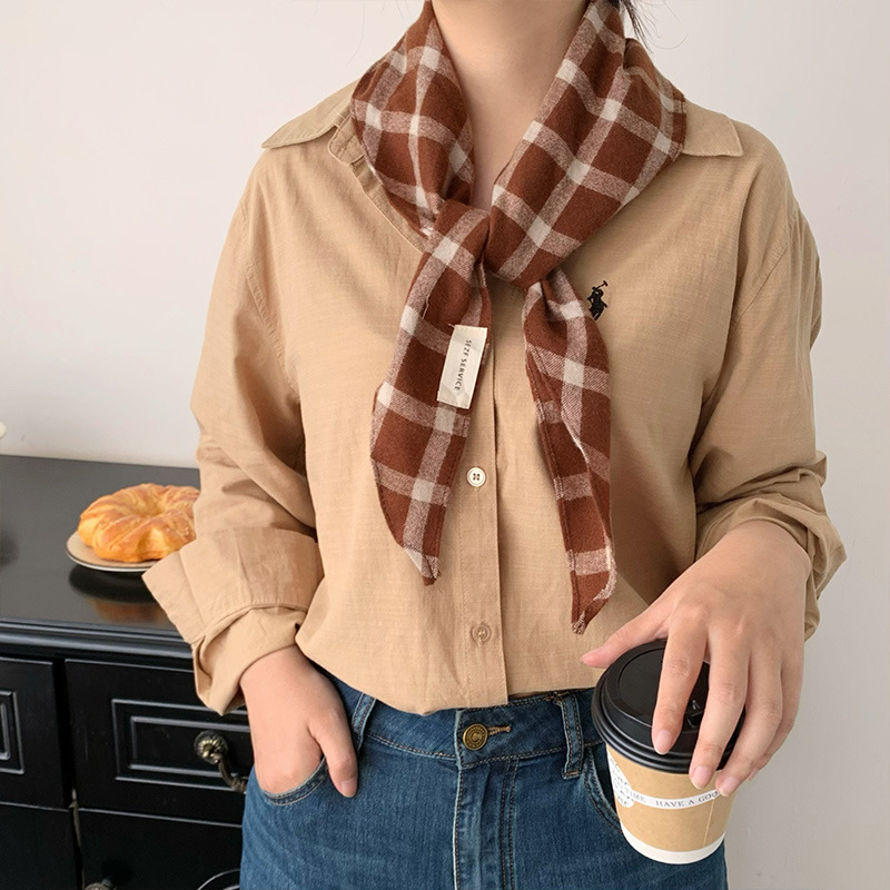 Hosszú női selyemsál - nyár, új selyemsatén, sima szövés, friss és édes stílus