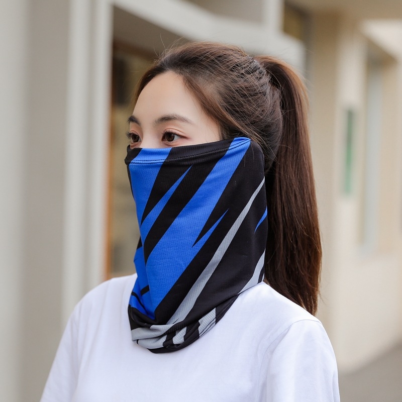 Mrežasti šal s UV zaštitom od ice silk za vrat i lice – unisex, za biciklizam i ribolov