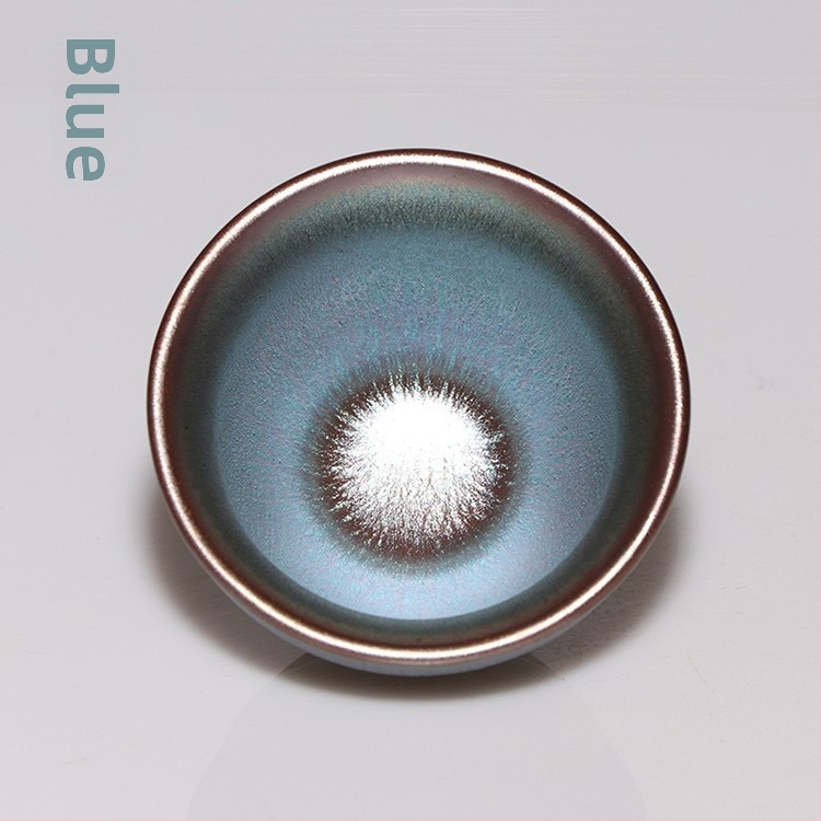 Sada šálok na čaj Jianzhan pre dvojicu s povrchom pod glazúrou, darčeková krabička, prispôsobiteľné, moderný minimalistický štýl