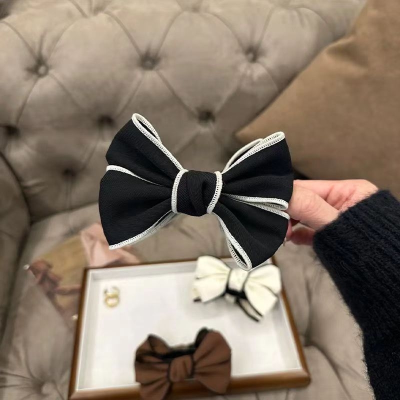 Clip de păr cu funda în model de fluture pentru coc și coadă de cal înalt — accesoriu pentru copii, clips în formă de rechin (Primăvara 2025)