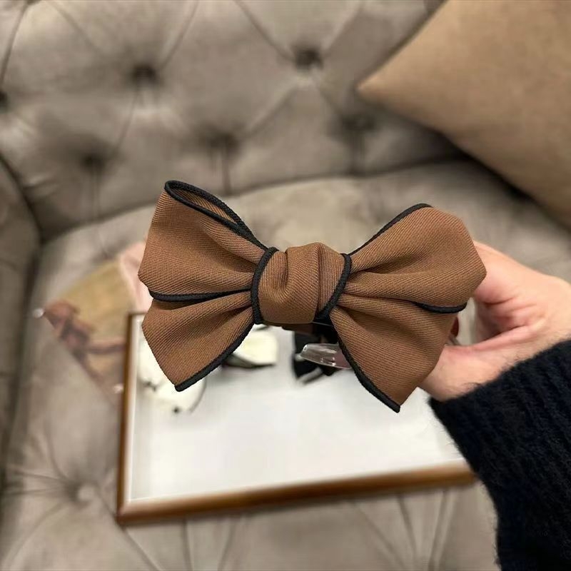 Clip de păr cu funda în model de fluture pentru coc și coadă de cal înalt — accesoriu pentru copii, clips în formă de rechin (Primăvara 2025)