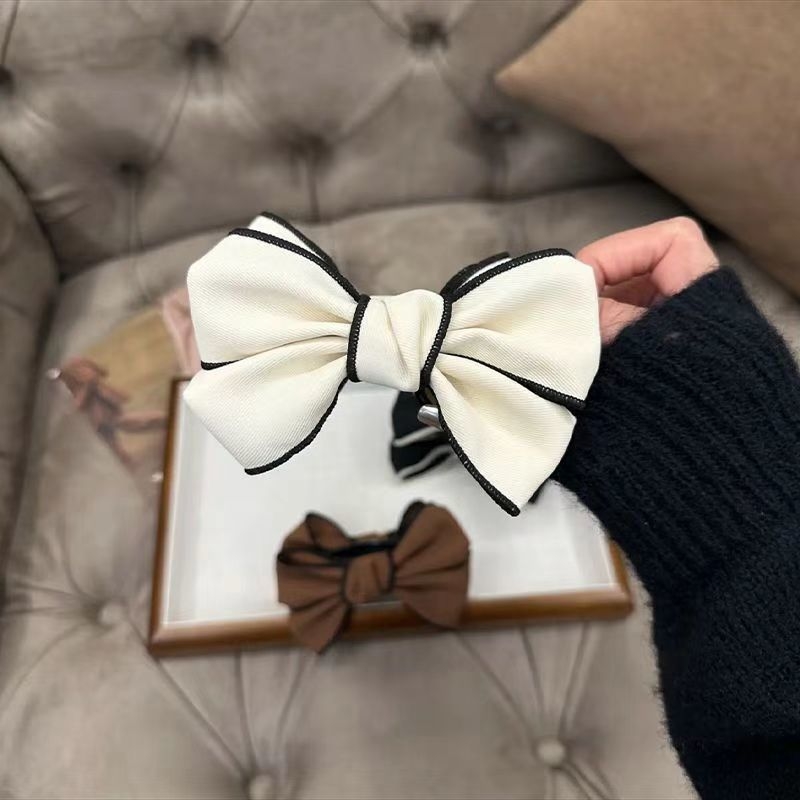 Clip de păr cu funda în model de fluture pentru coc și coadă de cal înalt — accesoriu pentru copii, clips în formă de rechin (Primăvara 2025)