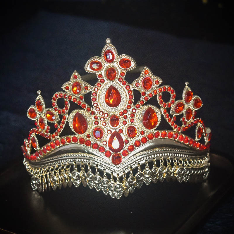 Nakit za glavu – legura s listovima, retro ženski boho stil za pozornicu (Materijal: Legura; Čistoća: cink Legura; Stil: Retro, Ženski; Vrsta kristala: Rhinestone glass; Obrada: elektroplatiranje)