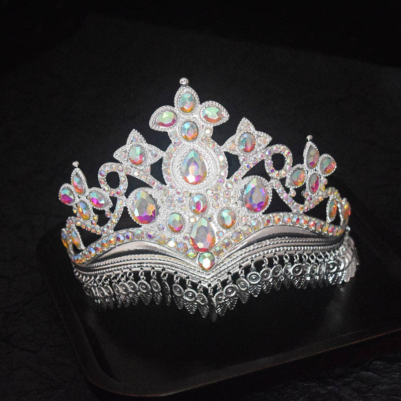 Nakit za glavu – legura s listovima, retro ženski boho stil za pozornicu (Materijal: Legura; Čistoća: cink Legura; Stil: Retro, Ženski; Vrsta kristala: Rhinestone glass; Obrada: elektroplatiranje)
