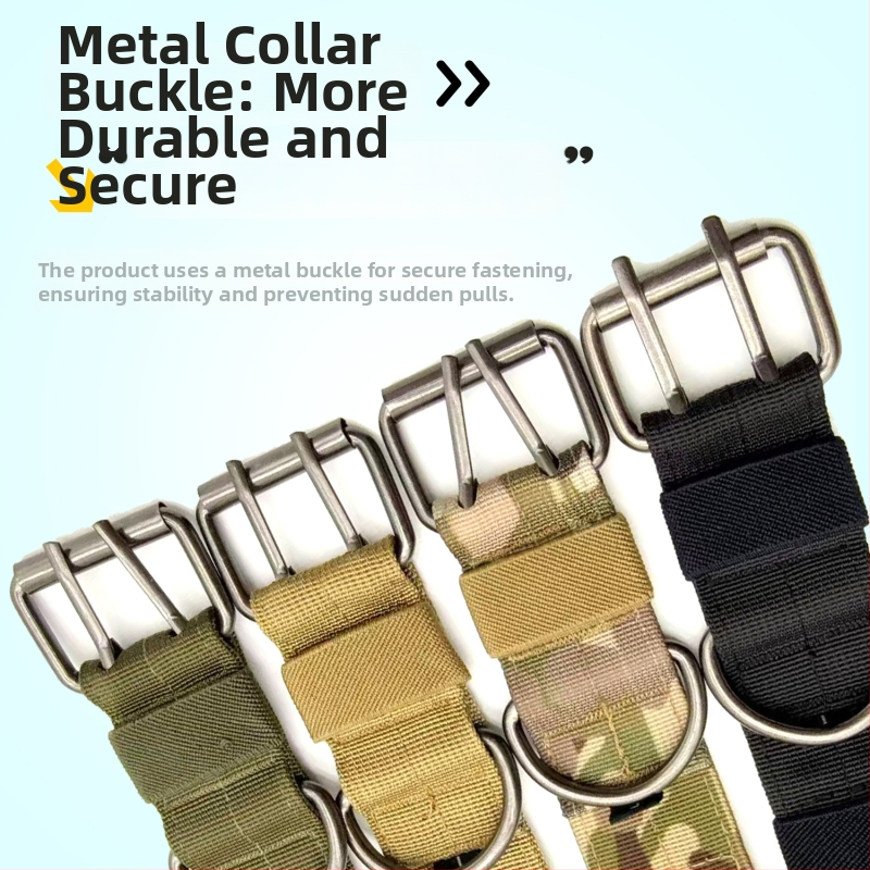 Комплект нашийник и каишка за кучета Shuangxi – регулируем, без задушаване, с възможност за персонализация