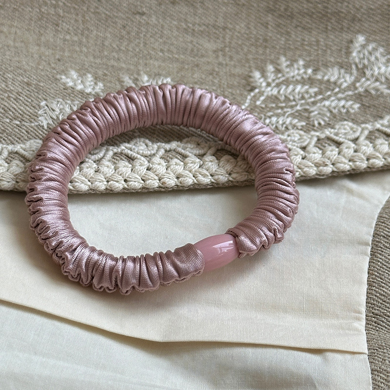 Xy-2386 Maca Baka Korėjiečio stiliaus rankų darbo audinio plaukų gumelė, aukštas elastingumas