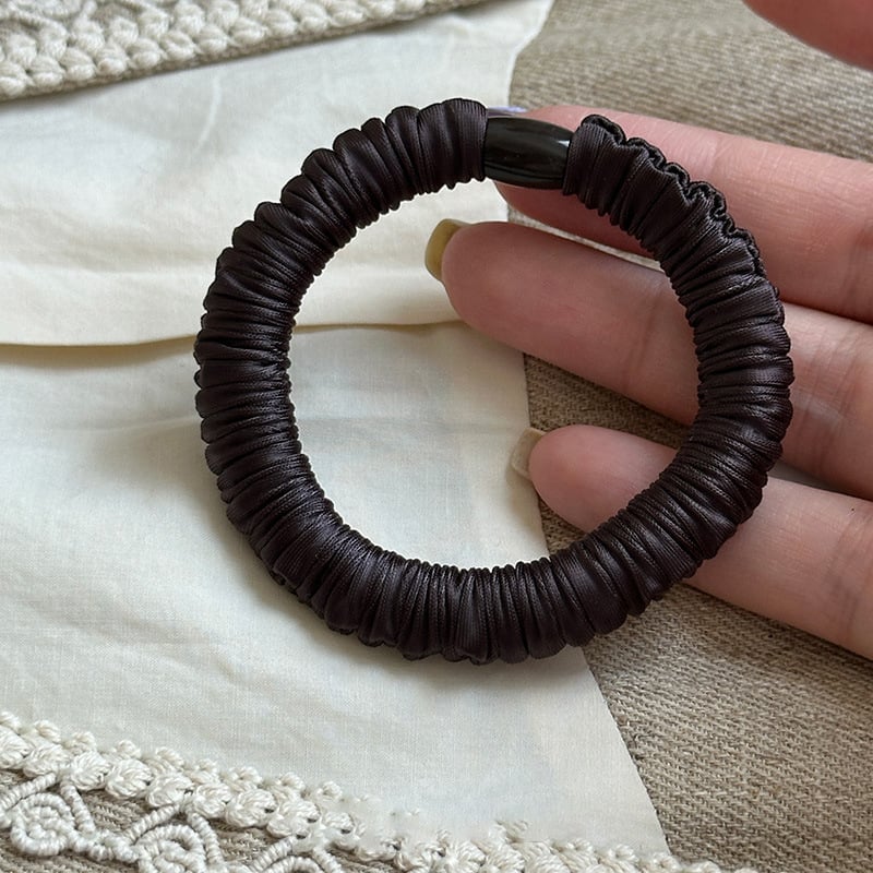 Xy-2386 Maca Baka Korėjiečio stiliaus rankų darbo audinio plaukų gumelė, aukštas elastingumas