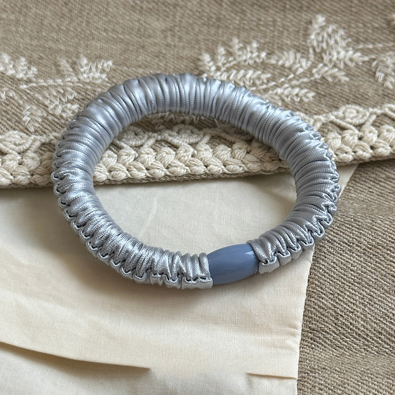 Xy-2386 Maca Baka Korėjiečio stiliaus rankų darbo audinio plaukų gumelė, aukštas elastingumas