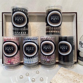 Moterų plaukų gumelė, rankų darbo, ins stilius, didelis elastingumas