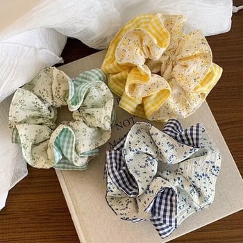 Gumica za kosu scrunchie s dvostrukim dizajnom, tkanina, ručna izrada, korejski stil, visoka elastičnost, Diqian 440