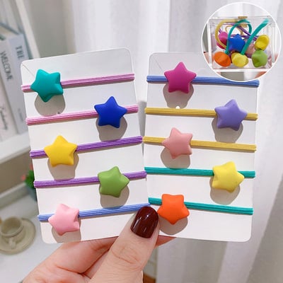 Accesoriu pentru păr - Handmade din plastic/rășină, șnur lotus în stil coreean pentru păr, cu mărgele modelate (Mickey, stea, iepure, urs, inimă, pătrat)