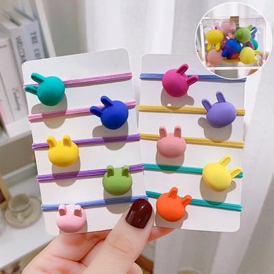 Accesoriu pentru păr - Handmade din plastic/rășină, șnur lotus în stil coreean pentru păr, cu mărgele modelate (Mickey, stea, iepure, urs, inimă, pătrat)