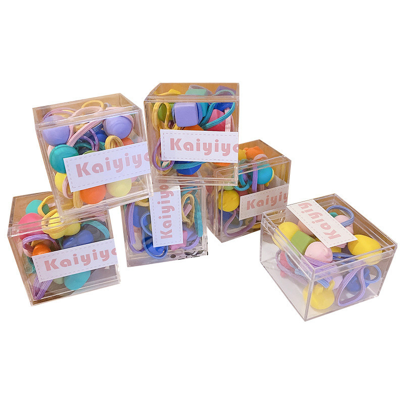 Accesoriu pentru păr - Handmade din plastic/rășină, șnur lotus în stil coreean pentru păr, cu mărgele modelate (Mickey, stea, iepure, urs, inimă, pătrat)