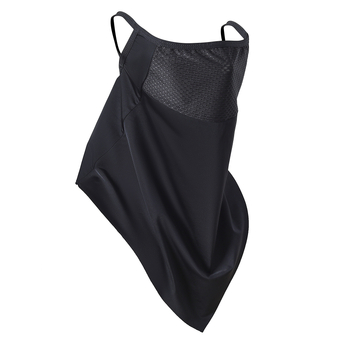 Maska za zaštitu od sunca za vožnju biciklom s ušnim petljama, vjetrootpornost na vrat i lice, trokutasti šal od Ice Silk, unisex