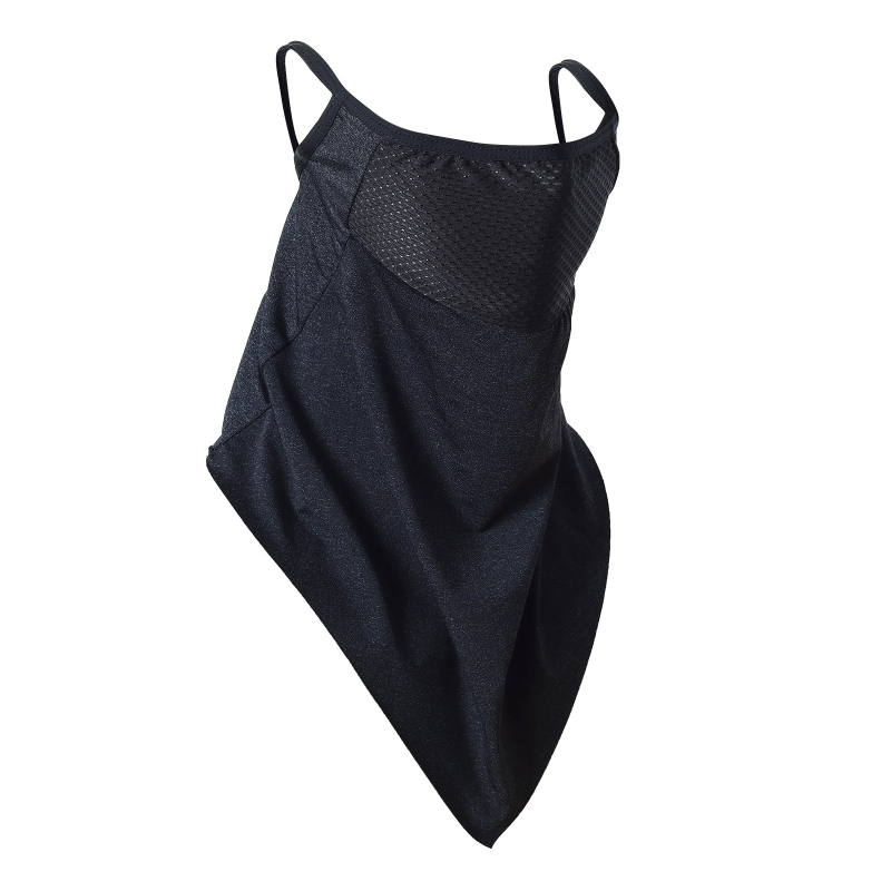 Maska za zaštitu od sunca za vožnju biciklom s ušnim petljama, vjetrootpornost na vrat i lice, trokutasti šal od Ice Silk, unisex