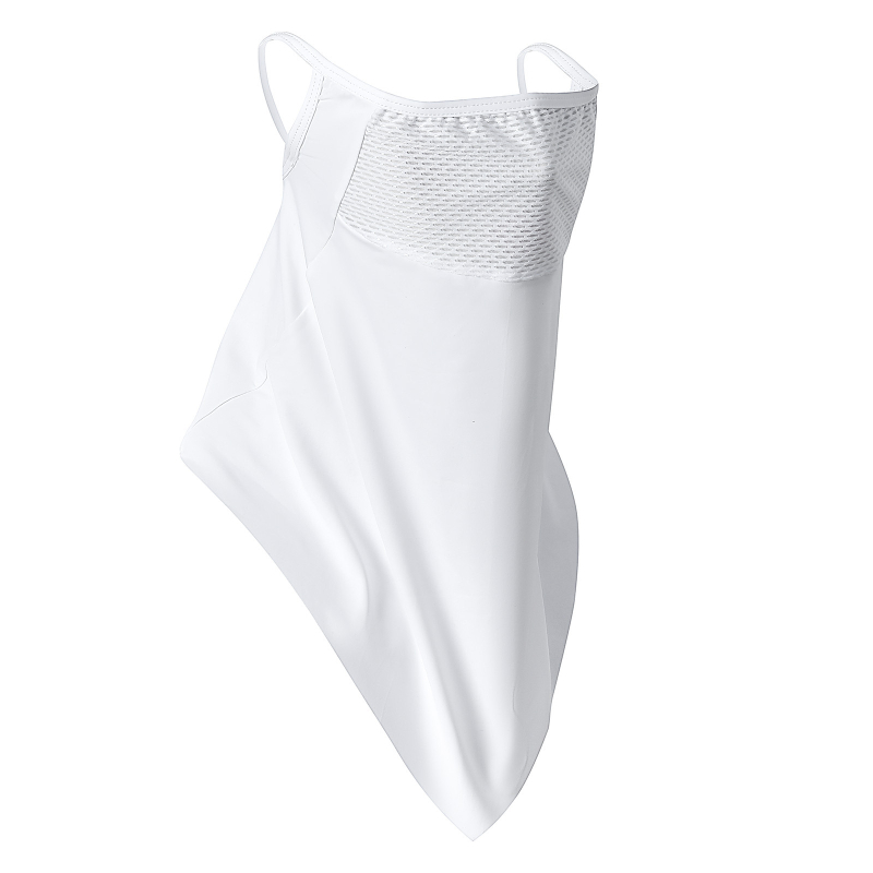 Maska za zaštitu od sunca za vožnju biciklom s ušnim petljama, vjetrootpornost na vrat i lice, trokutasti šal od Ice Silk, unisex